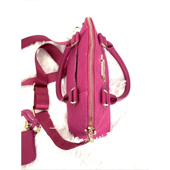 Juicy Couture Team Juicy Forever Satchel With Wallet Raspberry Tart Hot Pink - Picture 7 of 12